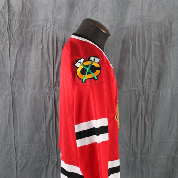 Chicago Blackhawks Jersey (VTG) - 1980s Away by CCM - Men's Small - Picture 7 of 9